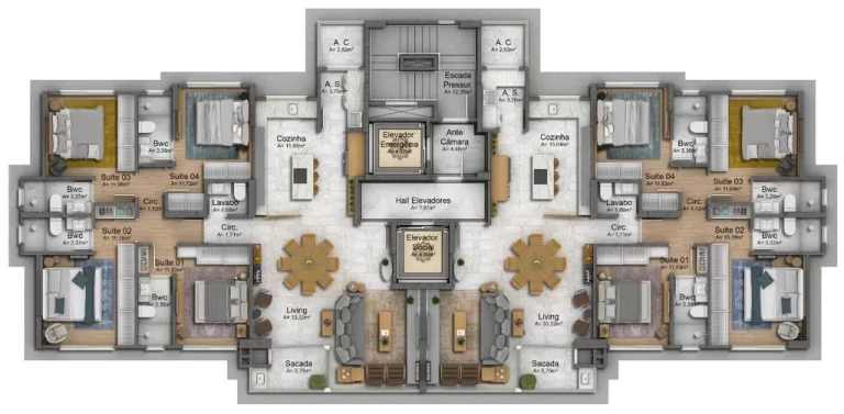 Imagem APARTAMENTO RESIDENCIAL em Balneário Camboriú - SC, Pioneiros
