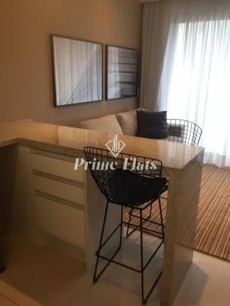 Imagem Flat disponível para locação no VHouse Faria Lima, com 46m², 1 dormitório e 1 vaga