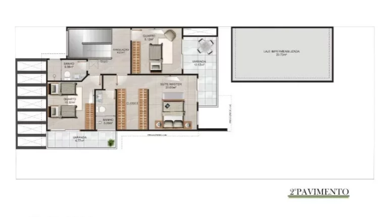 Imagem Casa Duplex, 03 Quartos, Suite Master na Varanda, 02 vagas de Garagem, Area de Lazer Completa, Itapebussu, Guarapari - ES