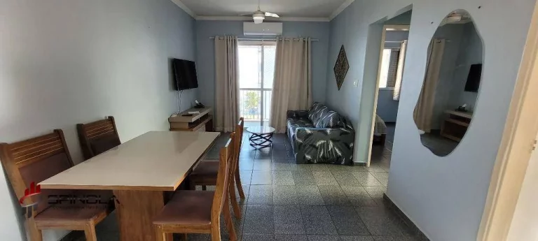 Imagem Apartamento com 1 dormitório à venda, 54 m² por R$ 320.000,00 - Real - Praia Grande/SP