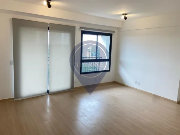 Imagem Apartamento para locação em São Paulo-SP, Santo Amaro: 1 quarto, 1 suíte, 1 sala, 1 banheiro, 1 vaga, 37m² de área.