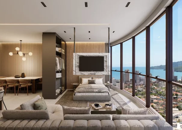 Imóvel com 1 Quarto à Venda, 57 m² em Perequê - Porto Belo