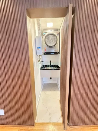 Imagem 70 metros 1 vaga Cozinha integrada Sala com 2 sacadas Janelas amplas 1 suíte com closet - banheiro ...