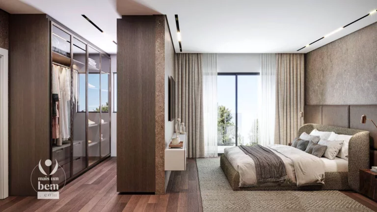 Imagem Casa nova com 267m², quintal gourmet, 4 quartos (2 suítes) à venda por R$ 3.068.000 - Santo Inácio - Curitiba/PR