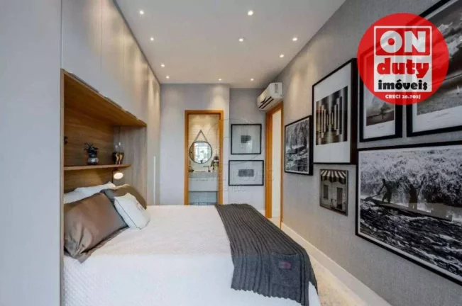Imagem Apartamento com 3 quartos à venda, 89 m² por R$ 760.400 - Encruzilhada - Santos/SP