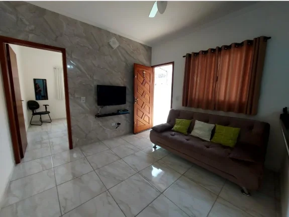 Imagem Casa para Venda em Itanhaém, Balneário Gaivota, 2 dormitórios, 1 suíte, 1 banheiro, 2 vagas