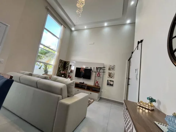 Imagem Casa térrea moderna com 3 dormitórios à venda, 105 m² por R$ 850.000 - Condomínio Jardins do Império - Indaiatuba/SP