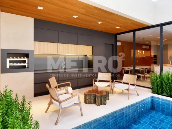 Imagem Casa à venda no Buona Vita com 3 quartos, hidromassagem, piscina, planejados