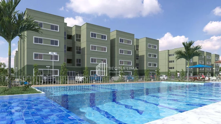 Imagem Apartamento em condomínio fechado, 2 dormitórios à venda por R$ 155.628,27- Condomínio Residencial LUCÍDIO FREITAS - Renascença - Teresina/PI