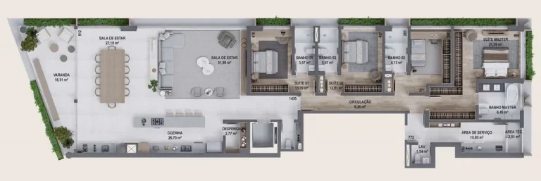 Imagem Apartamento 4 Dormitórios para venda em Florianópolis - SC