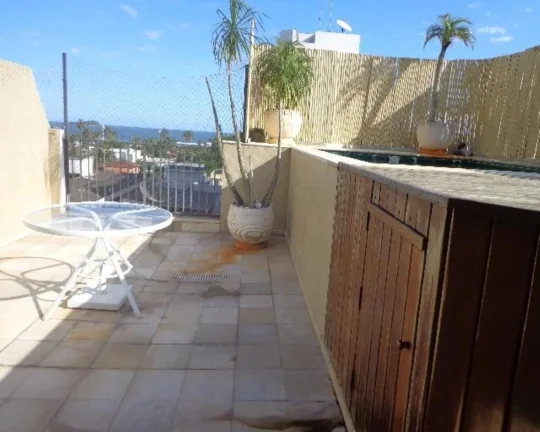 Imagem Cobertura penthouse no Guarujá na Praia da Enseada com vista para o mar