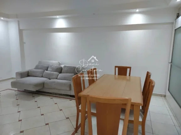 Imagem Apartamento frente mar nas Astúrias com lazer, 3 quartos com suíte e 2 vagas: 110m², venda ou locação!
