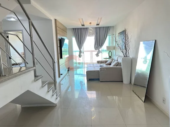 Imagem Cobertura tríplex, 3 quartos, vista para o mar, Braga - Cabo Frio