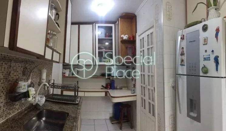 Imagem 87 metros 3 dormitórios 1 suíte 1 vaga Apartamento com 3 dormitórios, sendo 1 suíte, um banheiro...