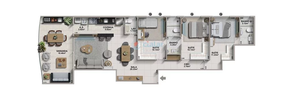 Imagem Apartamento à venda 3 Quartos 3 Suites 2 Vagas 127.4M Recreio dos Bandeirantes Rio de Janeiro - RJ | Ondara Imagem Apartamento à venda 3 Quartos 3 Suites 2 Vagas 127.4M Recreio dos Bandeirantes Rio de Janeiro - RJ | Ondara