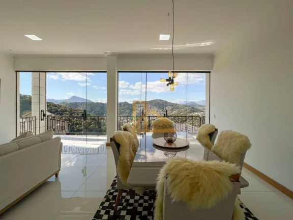 Imagem Casa dos Sonhos em Teresópolis – 4 Suítes, Área Gourmet , Piscina e Conforto na Barra do Imbuí
