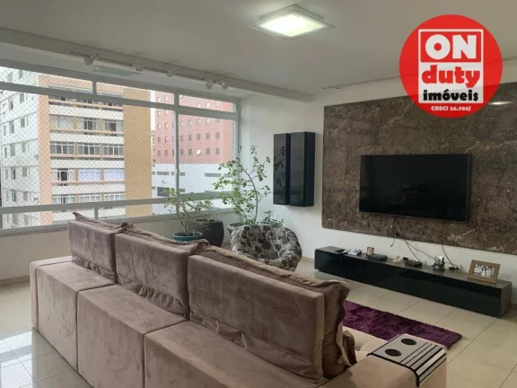 Imagem Apartamento com 3 dormitórios à venda, 137 m² por R$ 910.000,00 - Boqueirão - Santos/SP