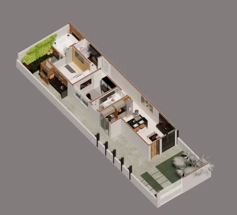 Imagem Casa com 2 Quartos à venda, 70m² - Potecas