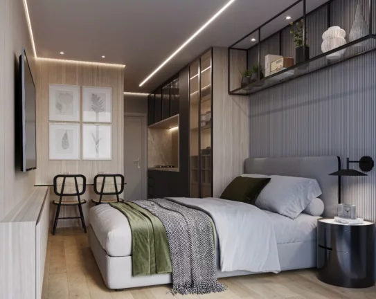 Imagem Studio à venda em João Pessoa, Cabo Branco, com 1 quarto, 20,33m2