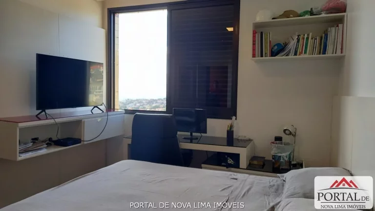 Imagem Apartamento a venda no Belvedere, um apartamento de 4 quartos a venda, 240 m² e 5 vagas livres, acabamento impecável