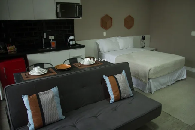 Imagem Aluguel de Studio na Vila Olímpia 1 quarto, 1 sala, 1 banheiro, 1 vaga e 35m²