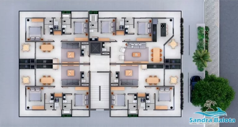 Imagem Apartamentos com 2 suítes e 1 lavabo/Itaguá