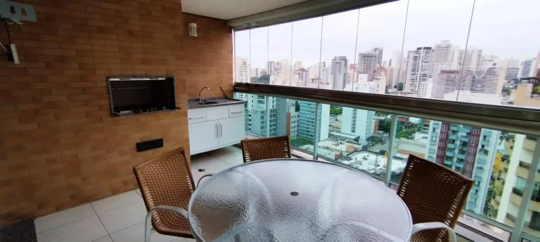 Imagem Apartamento 157 M², 3Q, 3 Suítes, Sala 3 ambientes, 5 Banheiros, 4 Vagas demarcadas, Depósito, Varanda Gourmet, Sauna, Piscina Adulto e infantil.