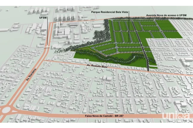 Imagem Lote para venda no Bela Vista Parque ao lado da UFSM