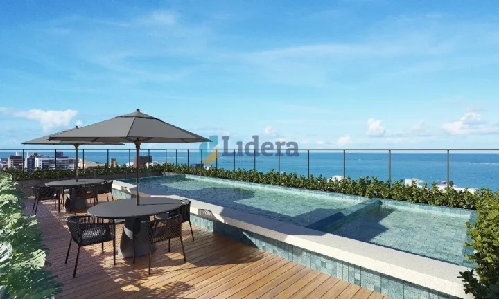 Imagem Apto - 2 Quartos - 1 Suíte - 61,38 m² - Camboinha, Cabedelo/PB