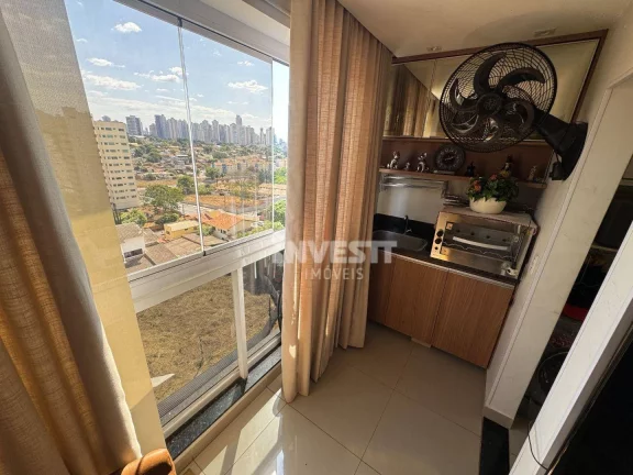 Imagem Apartamento com 3 dormitórios para alugar, 77 m² por R$ 6.545,00/mês - Alto da Glória - Goiânia/GO