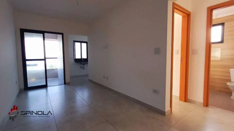Imagem Apartamento com 2 dormitórios à venda, 53 m² por R$ 430.000,00 - Maracanã - Praia Grande/SP