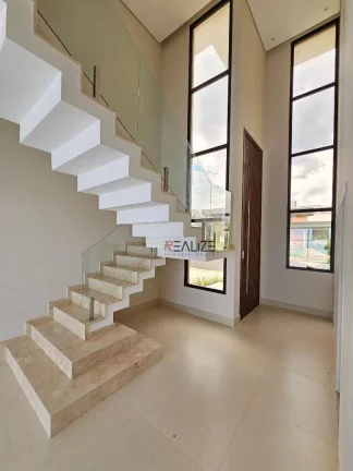 Imagem Sobrado com 4 suítes e escritório à venda, 320 m² por R$ 2.950.000 - Condomínio Fechado - Indaiatuba/SP