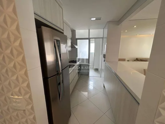 Imagem Apartamento Novo de Alto Padrão. Porteira fechada, 80m², 2 Dormitórios sendo 1 Suíte com Closet e Sacada, 2 Vagas, Totalmente mobiliado no Ruge Ramos, São Bernardo do Campo