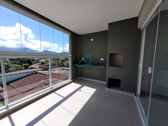 Imagem Belíssimo apartamento com 120m², 3 dormitórios, 3 banheiros e 2 vagas de garagem à venda no Centro de Ubatuba