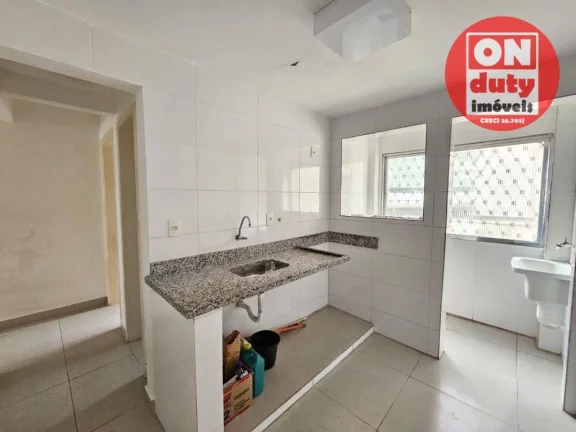Imagem Apartamento com 1 dormitório, 48 m² - venda por R$ 390.000,00 ou aluguel por R$ 3.224,00/mês - Gonzaga - Santos/SP