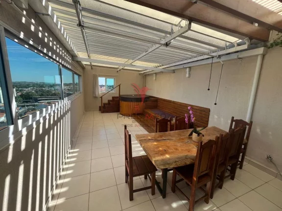 Imagem Magnífica Cobertura duplex em Rancho Fundo,ITÚ,com 3 Quartos , 4 Vagas, vista indevassável
