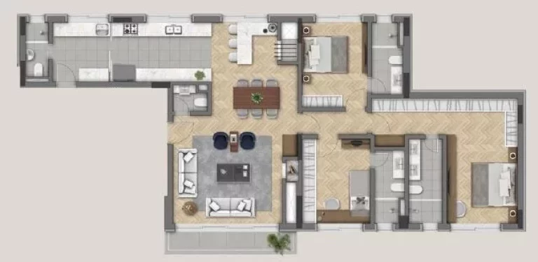 Imagem Apartamento com 3 Quartos à Venda, 192 m² em Mont Serrat - Porto Alegre