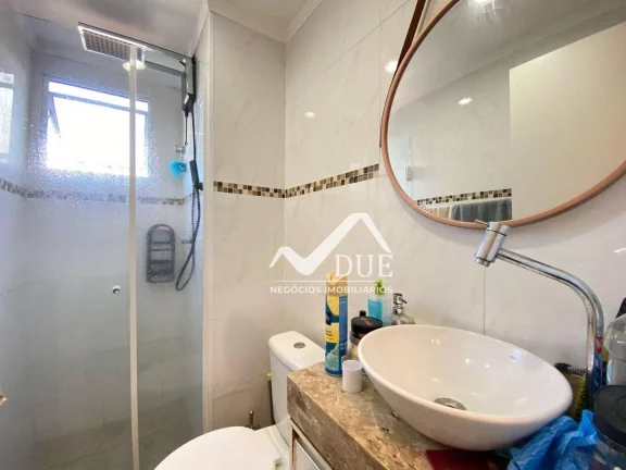 Imagem Apartamento com 2 dormitórios à venda, 59 m² por R$ 320.000 - Morro de Nova Cintra - Santos/SP