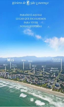 Imagem Lotes pronto para construir módulo 15 - Caribe - Riviera de São Lourenço.