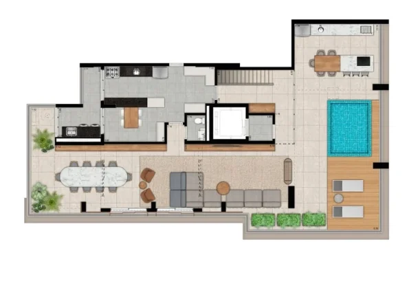 Imagem Sofisticação, conforto e conveniência. Com um design moderno e elegante, esse empreendimento prop...