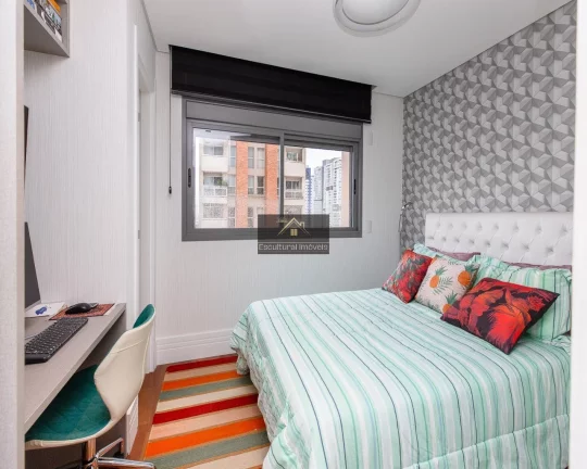 Imagem BROOKLIN APARTAMENTO ALTO PADRÃO TORRE ÚNICA 181,00 M 3 DORMITÓRIOS SENDO 2 SUÍTES SALA AMPLA VARANDA ENVIDRAÇADA 3 VAGAS SOFISTICAÇÃO E BOM GOSTO