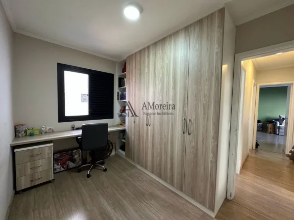 Imagem Apartamento à venda em Jundiaí-SP, no Parque Residencial Eloy Chaves, Cond. Chácara Primavera: 3 quartos, 2 salas, 1 banheiro, 1 vaga, 75m²