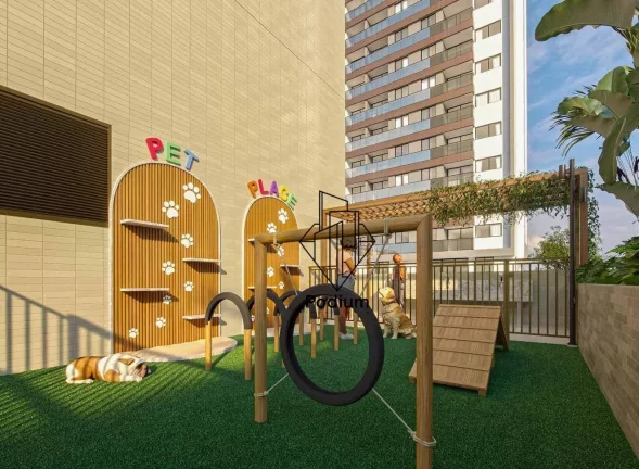 Imagem Apartamentos com 03 suítes e varanda gourmet localizados entre o Parque Parahyba I e a praia do Jardim Oceania - AP2844.