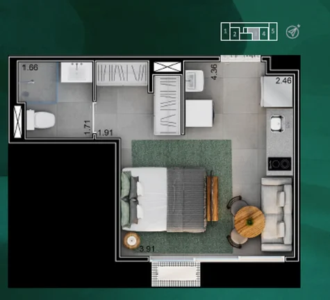 Imagem APARTAMENTO RESIDENCIAL em São Paulo - SP, Campo Belo