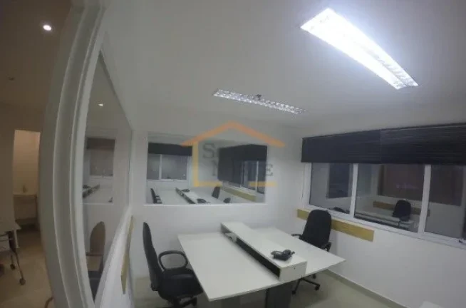 Imagem Sala comercial com 61m², unificação das unidades 1307 e 1308 (matrículas separadas), com piso em...