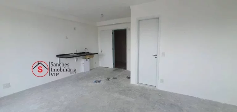 Imagem STUDIO COM VAGA DE GARAGEM A VENDA, A 80 METROS DO METRÔ SÃO JUDAS. ANDAR ALTO, COM VARANDA E LAZER COMPLETO.