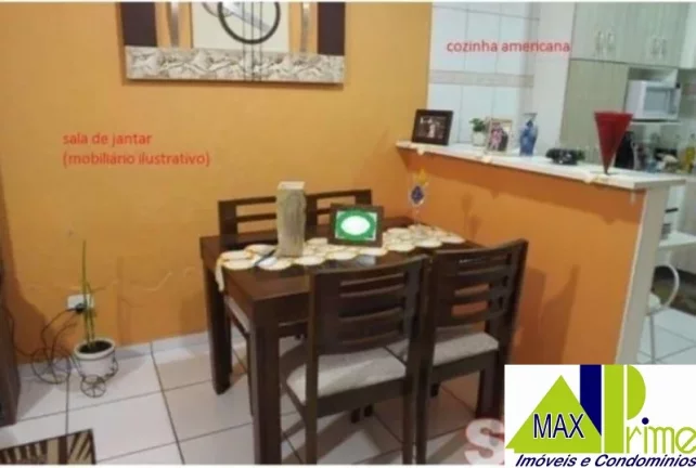Imagem SOBRADO EM CONDOMÍNIO FECHADO, 03 DORMITÓRIOS 01 SUÍTE E DUAS VAGAS DE GARAGEM