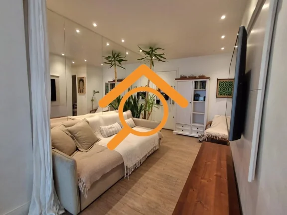 Imagem Apartamento à venda em São Paulo-SP, bairro Santo Amaro! 2 quartos, 2 salas, 1 banheiro, 1 vaga de garagem. Condomínio Choice Santo Amaro.