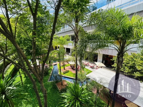 Imagem Sala mobiliada 42m² para aluguel por R$ 3.290,00/mês - Alphaville/SP