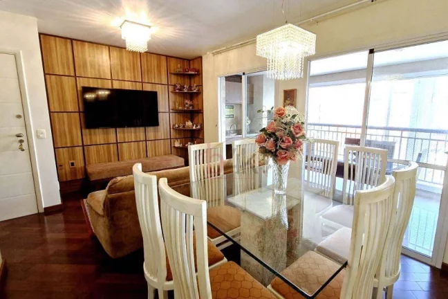 Imagem Apartamento 95m² no Brooklin: Varanda Gourmet e 3 Quartos